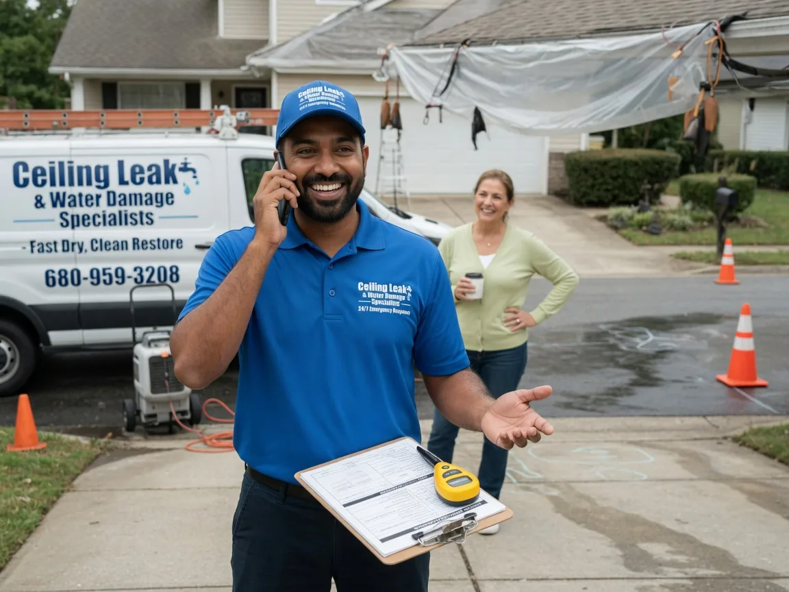 Ceiling Leak Cleanup Sterling, VA FAQs
